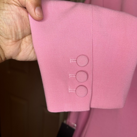 ELOQUII DOUBLE BREASTED PINK BLAZER SIZE 18 - Picture 5 of 7